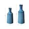 Glitzhome® Brilliant Blue Chevron Ceramic Modern Vase Set